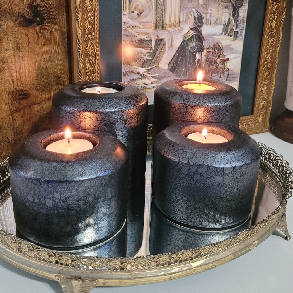 PartyLite Stepping Stones candle holders, Set Of 4